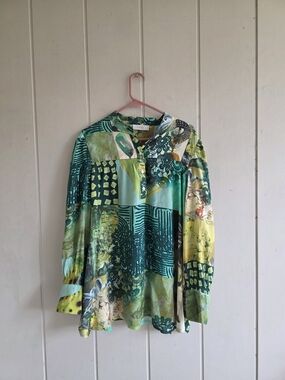 NOEN Tunic Abstract Colorful Shirt 2XL
